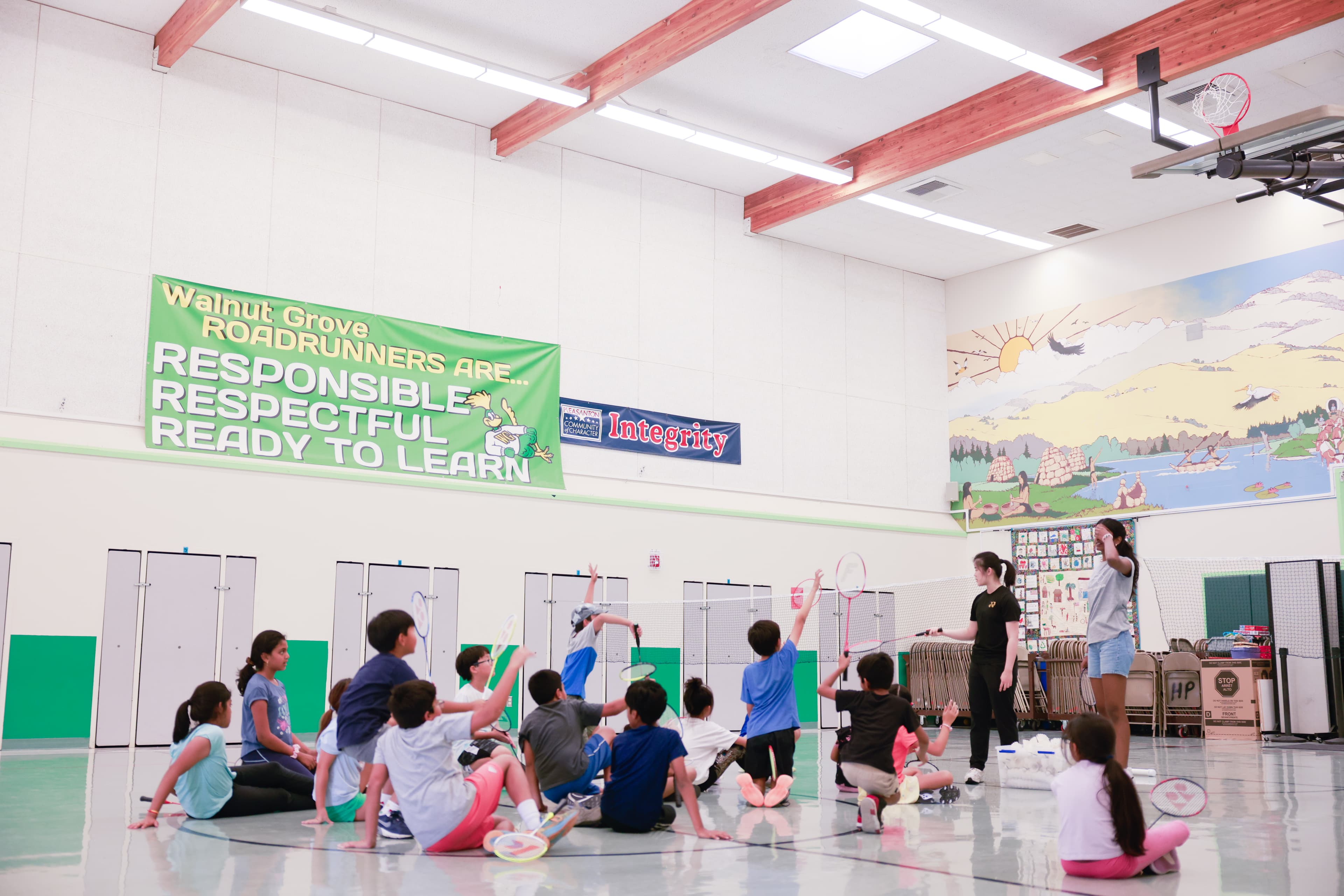 Training PE teachers to bring badminton into the classroom